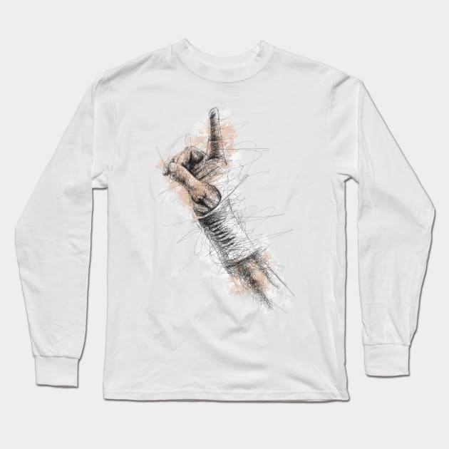 Karim Benzema Signature Celebration Long Sleeve T-Shirt by tyooo
